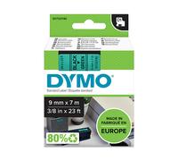 Dymo S0720740 / 40919 cinta negro sobre verde 9 mm (original)