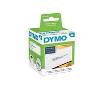DYMO S0722370 99010 Original Cinta Negro Sobre Blanco 28mm x 89mm Labelmanager