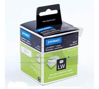 Dymo S0722370 etiquetas de dirección negro sobre blanco 28x89mm