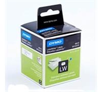 Dymo S0722370 etiquetas de dirección negro sobre blanco 28x89mm