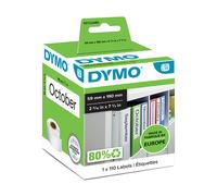 DYMO LW etiquetas auténticas multiusos/de LAF grandes | 59 mm × 190 mm | rollo de 110 etiquetas con reverso fácil de retirar | autoadhesivas | para etiquetadoras LabelWriter