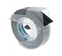 Dymo S0898130 cinta 3D blanco sobre negro 9mm