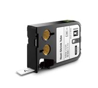 Dymo XTL 1868810 cinta termoretráctil negro sobre blanco 12mm
