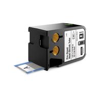 Dymo XTL 1868718 cinta termorretráctil negro sobre blanco 12x34mm