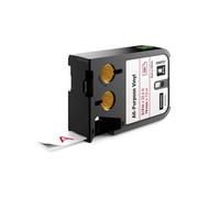 Dymo XTL 1868757 cinta vinilo rojo sobre blanco 19mm