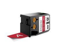Dymo XTL 1868764 cinta vinilo blanco sobre rojo 41mm