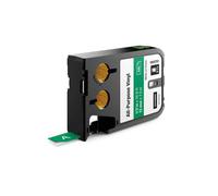 Dymo XTL 1868781 cinta vinilo blanco sobre verde 12mm