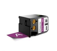 Dymo XTL 1868795 cinta vinilo blanco sobre morado 54mm