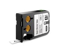 Dymo 1868810 cinta termorretráctil XTL negro sobre blanco 12 mm (original)