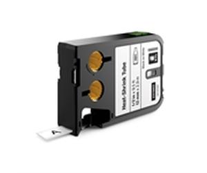Dymo XTL 1868810 cinta termoretráctil negro sobre blanco 12mm