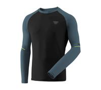 DYNAFIT Alpine Pro M L/s Tee - Hombre - Negro / Azul - talla S- modelo 2026