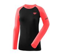 DYNAFIT Alpine Pro W L/s Tee - Mujer - Negro / Rojo / Rosa - talla 46- modelo 2025