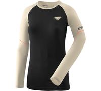 DYNAFIT Alpine Pro W L/s Tee - Mujer - Negro / Beige - talla L- modelo 2025