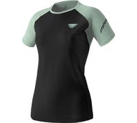 DYNAFIT Alpine Pro W S/s Tee - Mujer - Negro / Verde - talla M- modelo 2025