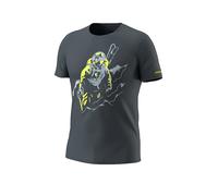 DYNAFIT Camiseta de hombre Blacklight gris | S