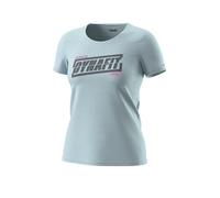 DYNAFIT Camiseta de travesía con gráfico para mujer azul claro | 36