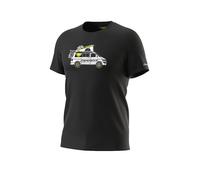 DYNAFIT Camiseta de travesía gráfica para hombre negro | XL