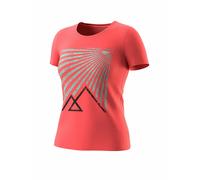 DYNAFIT Camiseta funcional de mujer Transalper Graphic coral | S