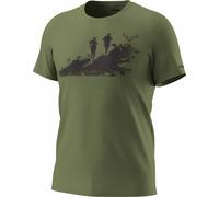 Dynafit - Camisetas - Graphic Co M S/S Tee Military Green Runners - Talla L - Verde Verde L