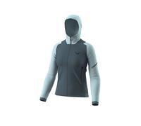 DYNAFIT Chaqueta polar térmica con capucha Blacklight para mujer azul claro | M