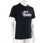 Camiseta Dynafit Graphic manga corta negro logo blanco amarillo - M