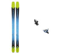 Dynafit - Pack Esquís de travesía Seven Summits Lime Yellow/Black 2023 de Lana - Azul Azul 166 cm.174 cm