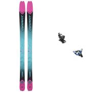 Dynafit - Pack Esquís de travesía Seven Summits W Flamingo/Reef 2023 de Aluminio - Azul Azul 149 cm.158 cm.166 cm
