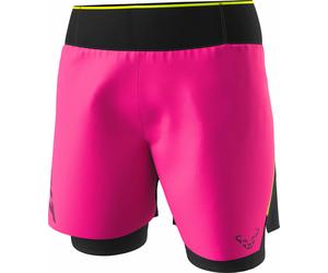 Dynafit - Ropa trail running mujer - Dna Ultra W 2/1 Shorts Pink Glo de Lana - Talla S - Rosa Rosa S