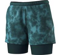 Dynafit - Ropa trail running mujer - Trail Reflective 2/1 Shorts W Cinder de Lana - Talla M - Gris Gris M