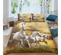 Dynamic Animal Art Funda Edredon Juego de Ropa de Cama de 3 Piezas Impresión 3D Cierre de Dynamic Animal Arte Funda de Edredón Funda de Almohada a Juego Suave for Adolescentes King（220x240cm）