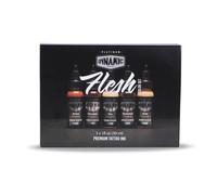 Dynamic Color Co - Estuche de tintas de tatuaje, color carne, explora la precisión con 5 tonos naturales (28 G cada uno) de la colección Platinum. Cumple con la norma Reach, fabricado en España.