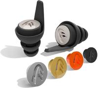 DYNAMIC ear filter Full Pack Protección Auditiva Reutilizable - 4 Juegos de Filtros Diferentes e Intercambiables - Tapones para los Oídos - 4 Tamaños, Estuche y Cordón - Producto Holandés