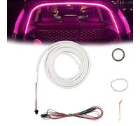 Dynamic Flowing Car Trunk Light Strip, Trunk Led Light Strip，Led Strip Lights for Car Trunk Cargo Area or Interior Illumination Decoration (Purple,Half Circle 2 m/78 in)