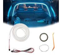 Dynamic Flowing Car Trunk Light Strip, Upgrade Flexible Universal Trunk LED Light Strip, Universal Waterproof Cargo Ambient Lighting for Car Trunk Illumination Decoration (Blue,Full circle 4 m/13.2ft)