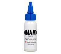 Dynamic Ink Tinta de tatuaje Triple White 30ml - Tinta para tatuajes Profesional, blanca .Original, Fabricada en Estados Unidos (Triple White 30ml)