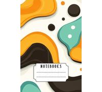 Dynamic Liquid Art Notebook: Lined Journal for Creative Expression: Vibrant Abstract Cover - Perfect for Daily Notes, Ideas & Artistic Inspiration
