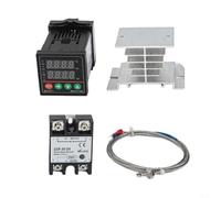 Dynamic REX C100 PID Controller Set con relé de estado sólido 40DA y sonda de temperatura para una regulación precisa de la temperatura