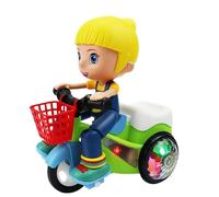 Dynamic Spin Tricycle, Rotating Action Motorcycle, Cool Lights Game, Musical 360 Degree Dance Show, Preschool School Home Playtime Activity, Toy Gear for Girl, Boy, Travel