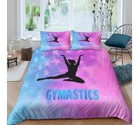 Dynamic Sport Style Funda Edredon Juego de Ropa de Cama de 3 Piezas Impresión 3D Cierre de Dynamic Sport Estilo Funda de Edredón Funda de Almohada a Juego Lavables Suave for niña Double（200x200cm）