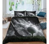 Dynamic sports action Funda Edredon Microfibra 3 Piezas Compuesto Impresión 3D Cierre de Dynamic sports action Funda de Edredón Funda de Almohada a Juego Transpirable for Adultos King（220x240cm）