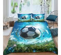 Dynamic Sports Art Funda de Edredón Microfibra 3 Piezas Impresión 3D Cierre de Dynamic Sports Arte Funda Edredon Fundas de Almohada Antialérgica Antibacteriana for niños Super King（260x220cm）