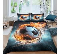 Dynamic Sports Art Funda Edredon Microfibra 3 Piezas Compuesto Impresión 3D Cierre de Dynamic Sports Arte Funda de Edredón Funda de Almohada a Juego Antibacteriana Lavables for niña King（220x240cm）