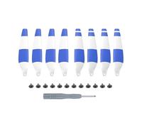 Dynamics Balanceds - Kits de alas de hélices para 3/4, 8 unidades, antivibración, silenciosos, rotores de aviones de fibra de carbono de bajo ruido