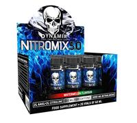 DYNAMIX NUTRITION Nitromix 5.0 | Pack Pre-Entreno 20 Viales X 60 ml | Aumenta la Energía | Sandía