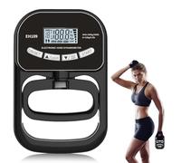 Dynamómetro digital de mano, 396 lb/180 kg, con cable de carga USB, agarre inteligente y sensible, medidor de fuerza de agarre electrónico, pantalla LED grande (tinta)