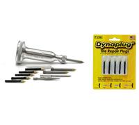Dynaplug Tubeless Tire Repair Tool Kit, Xtreme Aluminum, along with Extra Repair Plugs by Dynaplug