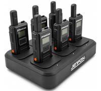 Dynascan 3A Pack de 6 Walkie Talkies PMR446 con Cargador Múltiple