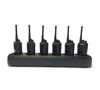 Dynascan 6 Dynascan L88 + Cargador de 6 posiciones Pack : 6 Walkie talkies uso libre profesional + Base cargador de 6 posiciones