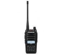 Dynascan AB-650 Walkie Talkie VHF de Banda Aérea (118-136.975 MHz) - Transceptor Portátil de Aviación en Modulación Am, Potencia 5W (6W Pep), Paso de 8.33 kHz y Batería de 2.600 mAh - Negro