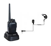 Dynascan DYNASCAN DA350 + 1 kit BR1703 Oferta Walkie Talkie DUAL, sin licencia: analógico y digital + Kit micro-auricular